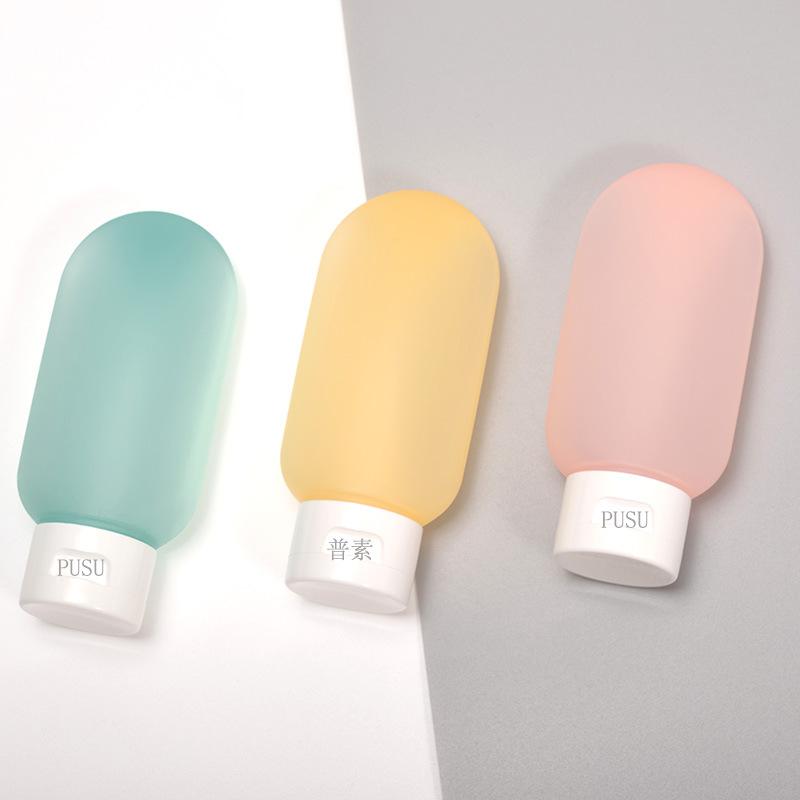 Lotion Cosmetics Storage Bottle 60mlpe Color Semi-Permeable Shampoo Shower Gel Travel Storage Bottle Set
