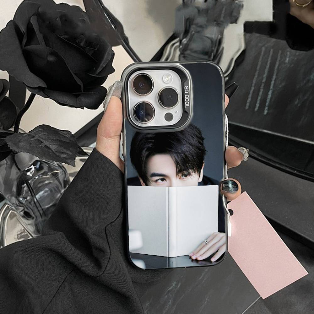 KOP Чехол для телефона Чжан Линхэ Для iPhone17, 16,15,14,13,12 Pro Max Черный Конфетный Матовый Ударопрочный Чехол