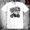 Мужские и Женские Футболки Harley-Davidson Motorcycles Премиум Унисекс Плотный Хлопок Байкерские