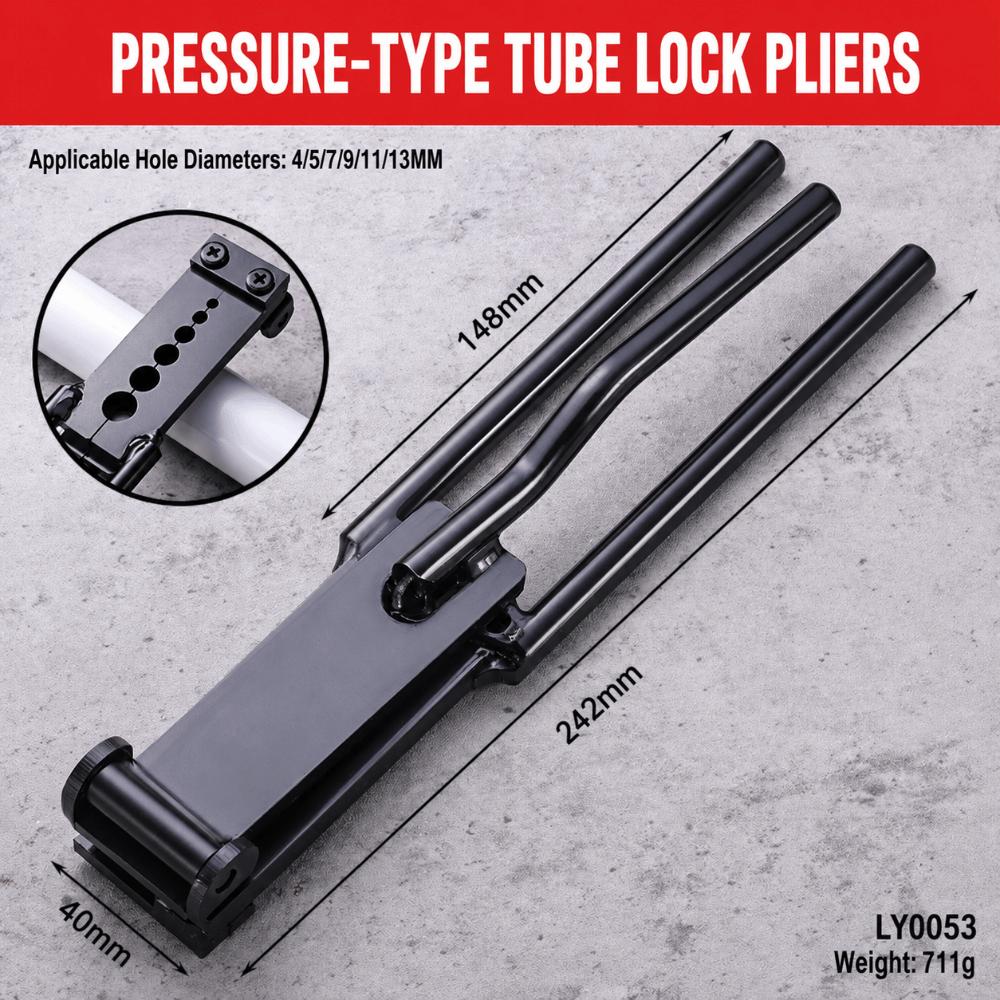 Wear Resistant Air Tube Pliers Press Type Air Pipe Clamp Tool Brake Hose Assembly