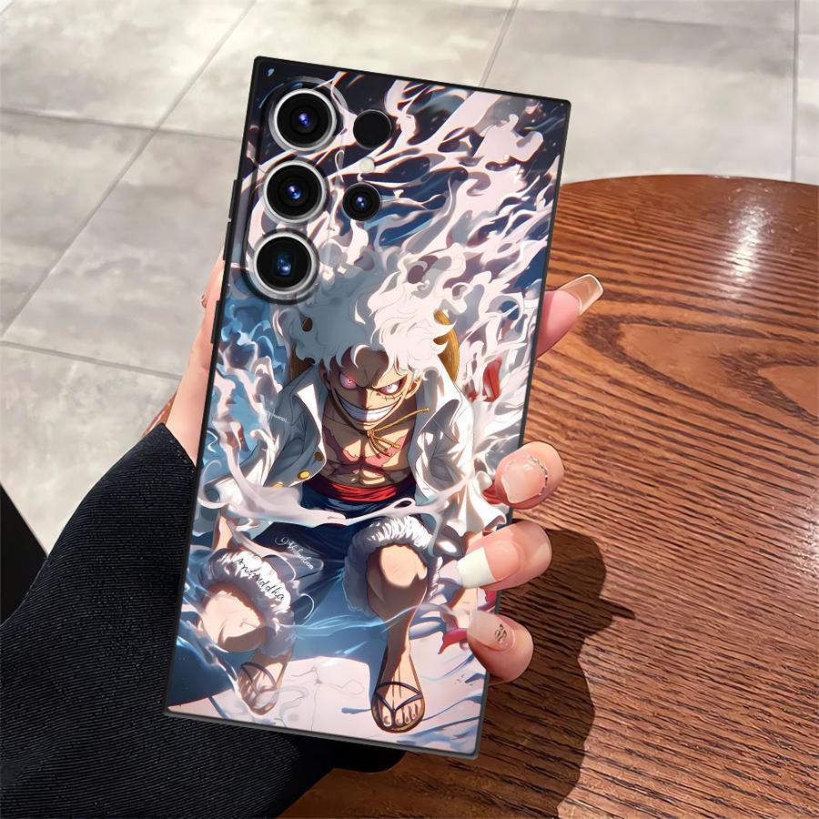 Funda Phone Cover Case for Samsung Galaxy S24 Plus S21 FE S25 Ultra S10 S9 S23 S20 Note 20 Ultra 8 9 10 One Piece Luffy Cool