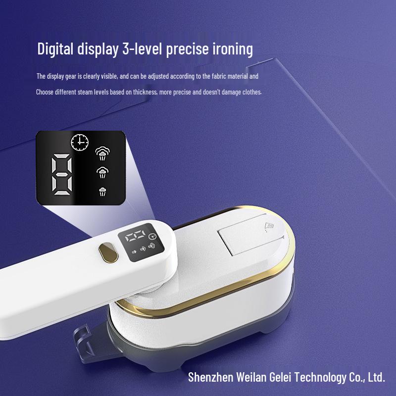 Портативный ручной отпариватель и утюг для одежды - Большой электрический сухой/влажный пар для домашнего использования
