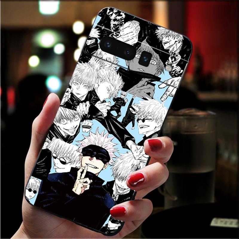 Чехол для телефона Google Pixel 10 Pro XL 9 Pro XL 9A 8 7 6 Pro Pixel 8A 7A 6A Pixel 8 7 6 5 Аниме Jujutsu Kaisen Годжо
