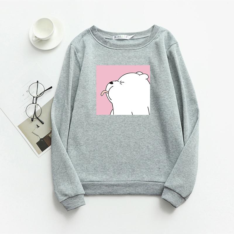 TWINFLAMES Новая толстовка с капюшоном для женщин, свободный шерстяной свитшот, повседневный топ с длинными рукавами, принтованный воротник O, свободный повседневный джемпер с длинными рукавами