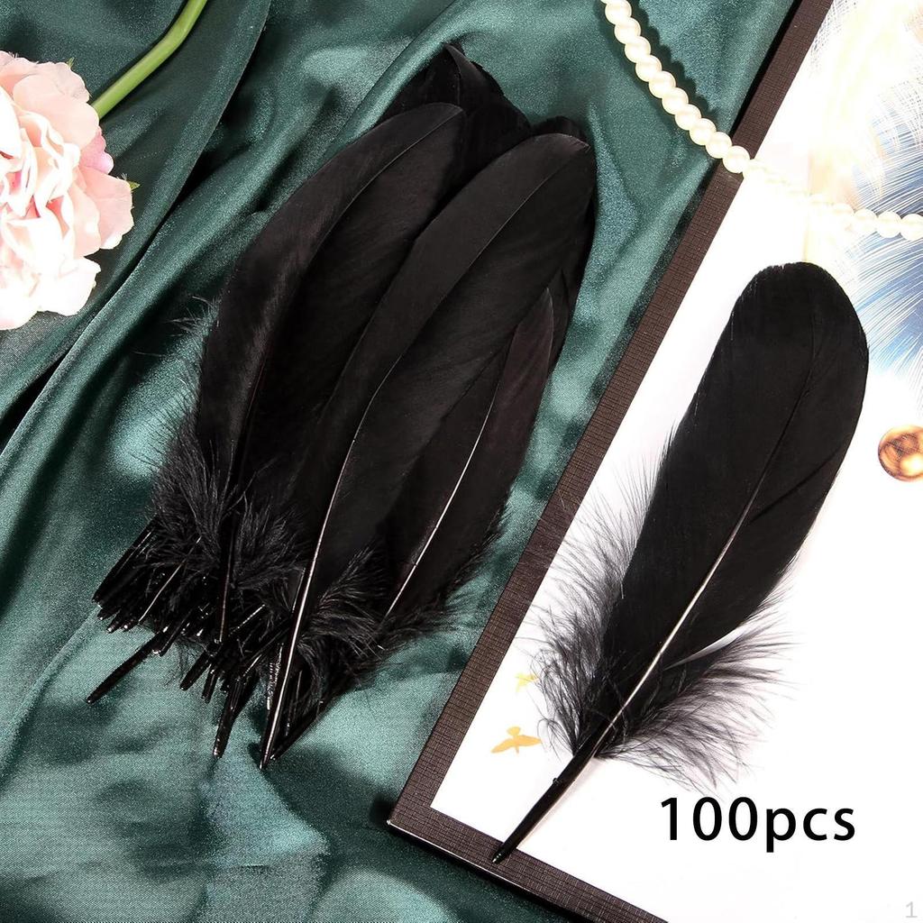 100 шт. перьев для поделок, искусственные перья, аксессуары для рукоделия