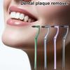 Ручное удаление зубного налета Зубной камень/Чайный/Табачный налет Межзубная щетка Работа без питания Ортодонтическая зубная щетка Инструмент для ухода за полостью рта