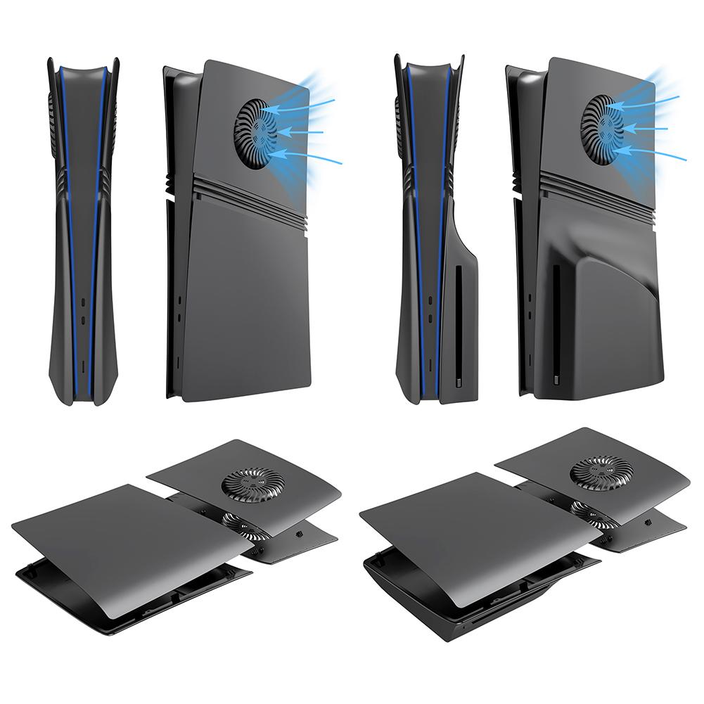 Лицевая панель крышка консоли ABS жесткий чехол пылезащитный лицевая панель чехол крышка с вентиляционным отверстием для охлаждения для консоли PS5 Pro с дисководом/цифровой версии