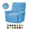 Split Jacquard Recliner Cover Elastic Lazy Boy Chair Sofa Covers Stretch Spandex Couch Slipcovers Armchair Case Solid Color