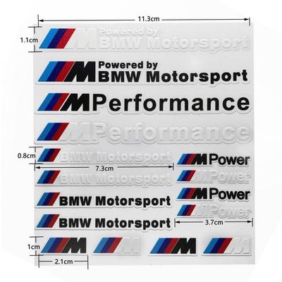 Декоративная полоса для автомобиля Наклейки на багажник Наклейка Для M Power Performance Логотип E28 E30 E34 E36 E46 E60 E90 F84 F87 X1 X3 X5 X6