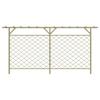 VidaXL Clôture à lattes de jardin avec pergola Bois