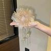 Flower Tassel Hair Clip For Women Girls Shark Ponytail Clip Headdress Temperament Headwear Hair Accessories Gifts