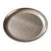304 Stainless Steel Round Dinner Plate Flat Round Shape Coffee Tray Western Meal Use