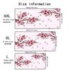 Cherry Blossom Sakura Mouse Pad Large Computer Office Game Table Mat Rubber Anti-slip Stitched Keyboard Mats 90x40 XXL Desk Pads