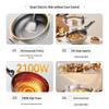 Midea 5.5L Multi-functional Electric Wok & Hot Pot CN plug (adapter included)