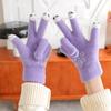 Winter Knitted Gloves Thickened Leaky Finger Gloves New Warm Gloves for Touch Screen