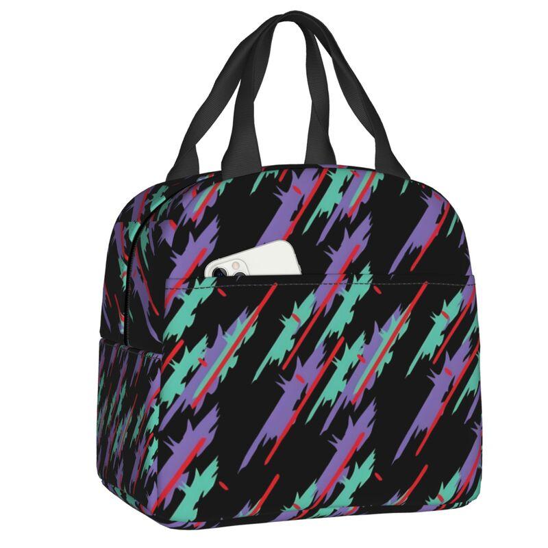 Custom H-HKSES CLK Insulated Lunch Tote Bag for Women Portable Thermal Cooler Food Lunch Box Kids School Children