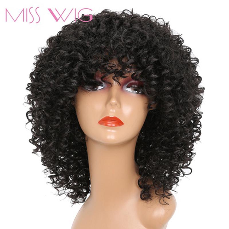 Missqueen Long Red Black Afro Wig Kinky Curly Wig для женщин синтетические парики