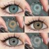 1 пара натуральных цветных контактных линз для глаз, коричневые линзы, корейские линзы Colorcon, годовые косметические голубые контактные линзы для глаз