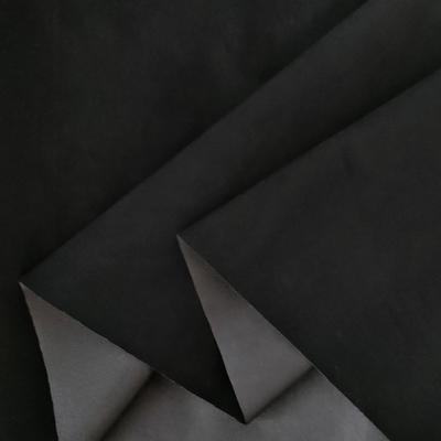 Черный синтетический 140см для черной ПУ гладкой ткани [moonfarm] Ткань, похожая на замшу, кожа, широкий, подкладка, внутренняя отделка, кожа, (2м)