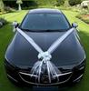 Полностью Белый Свадебный Автомобиль Цветочный Декор Набор с Лентой