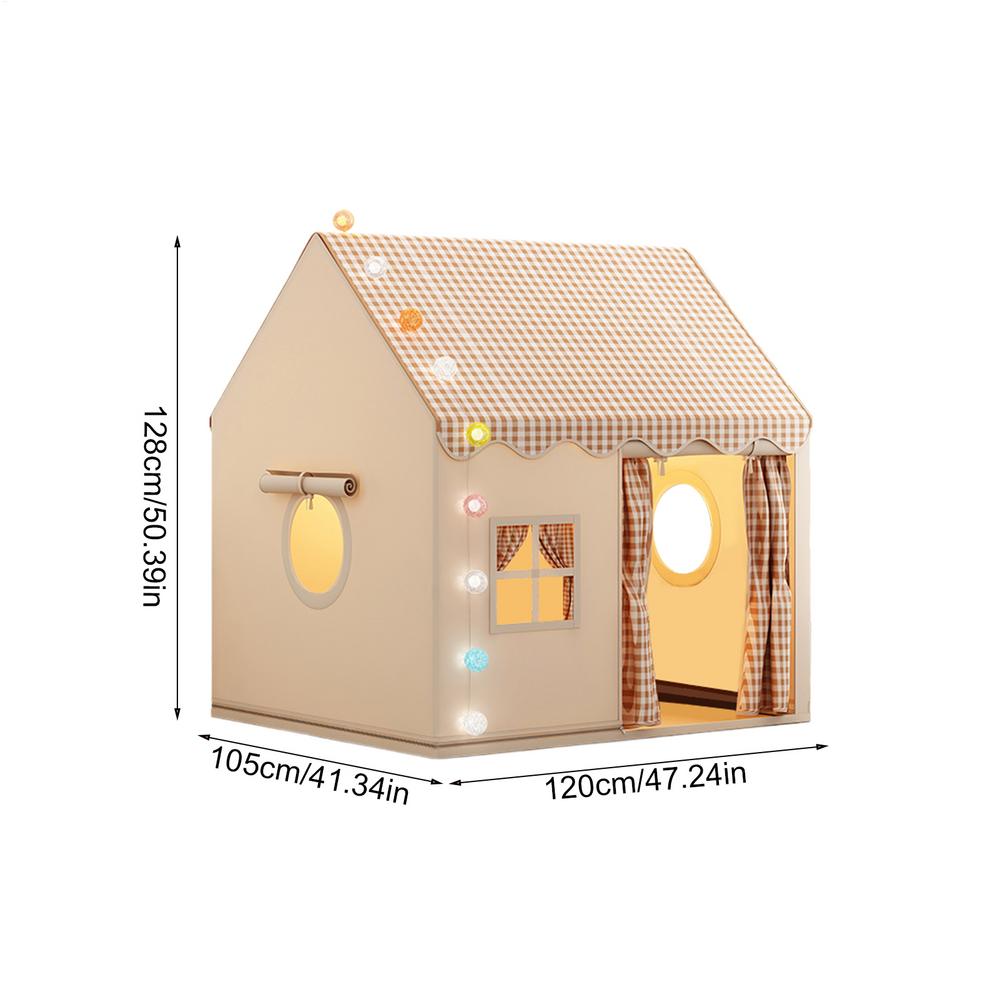Большая игровая палатка для детей для использования в помещении, складной замок принцессы, игровой домик, секретная база для детей, палатка для игр, кровать-игра