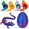 Fish Tank 3D Printed Articulated Dragon Crystal Dragon Crystal Dragon Fidget Toys  For Home Decor