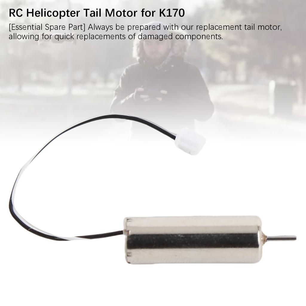 RC Helicopter Tail Motor for K170 RC Helicopter Spare Part Replacement Rear Motor