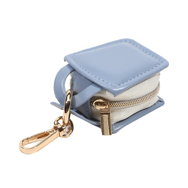 Портативная мини-шкатулка для украшений из ПУ Минималистичные подарки Чехол для хранения украшений Брелок Дорожная сумка Сумка для подвесок Аксессуары