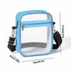Storage Bag PVC Transparent Bag Square Waterproof Crossbody Bag Portable Women Handbag  Women