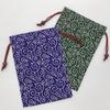 Kyosuke Goshuincho stamp approximately x 18 polka dot arabesque navy traditional Japanese large size Japanese-made (temple/shrine book)