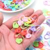 10pcs Plastic Resin Small Clip Locking Stitch Markers Crochet Latch Knitting Tools Needle Clip Hook Sewing Tool Mixed Color
