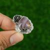 Sterling Silver Trillion Mookaite Stone Bezel Statement Wife Flower Ring Jewelry