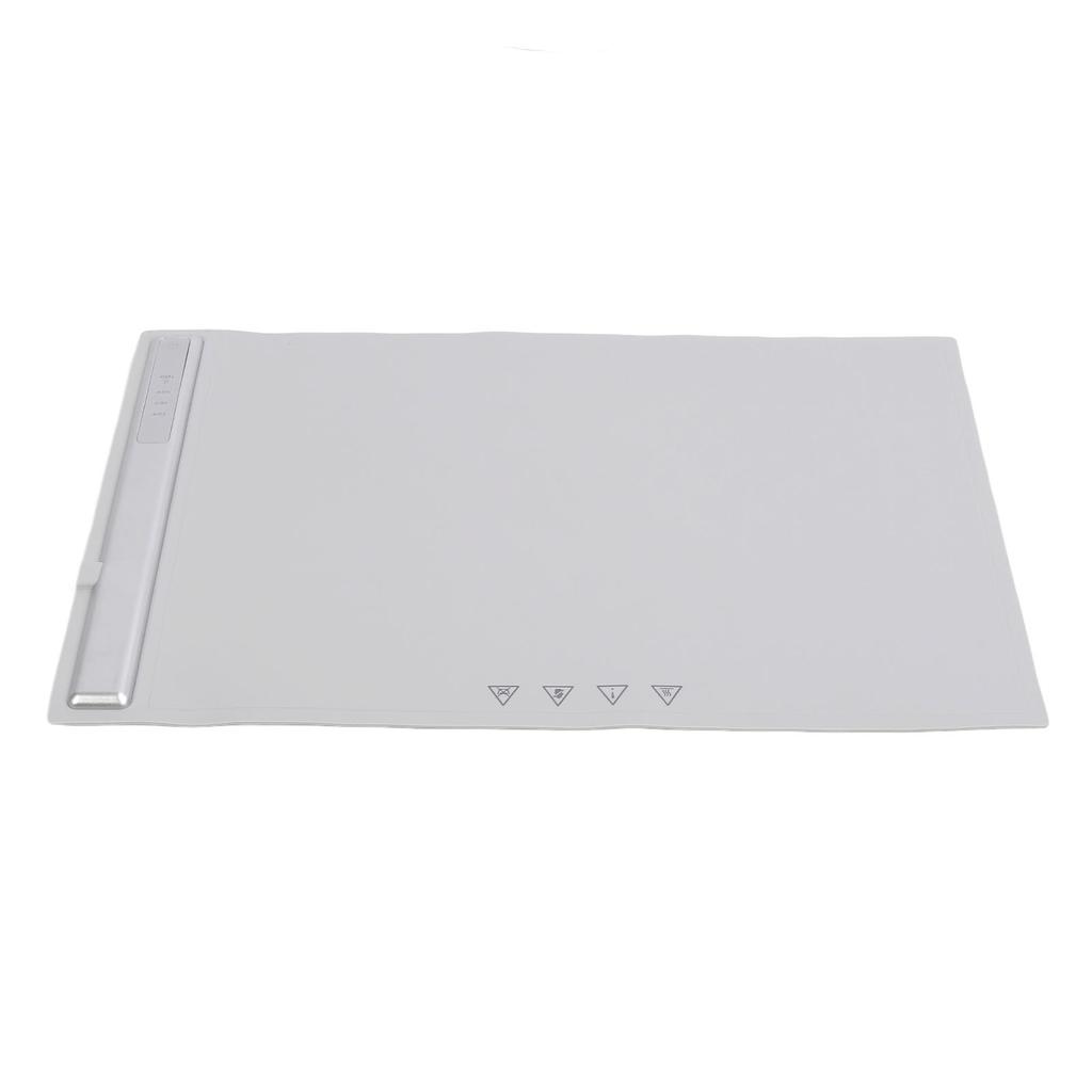 Electric Warming Tray Grey Flexible Food Warmer Foldable Silicone 15x23in 3 Temperature Touch