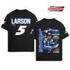 Футболка NASCAR Кайла Ларсона 2025 #5 Hendrick Motorsports Графическая Подарок для фаната S-5XL Унисекс Футболка