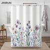 Bathroom Thickened Waterproof Curtain Mildew Proof Shower Curtain Shower Partition Curtain Shower Curtain Bathroom Curtain Free Perforation