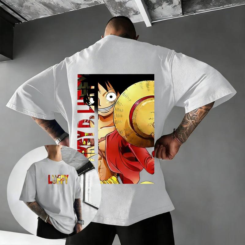 One Piece Luffy Anime Graphic T Shirt Men Women 2026 Summer Cotton Short Sleeve Tee Streetwear Oversized Casual Tops Y2k Clothes