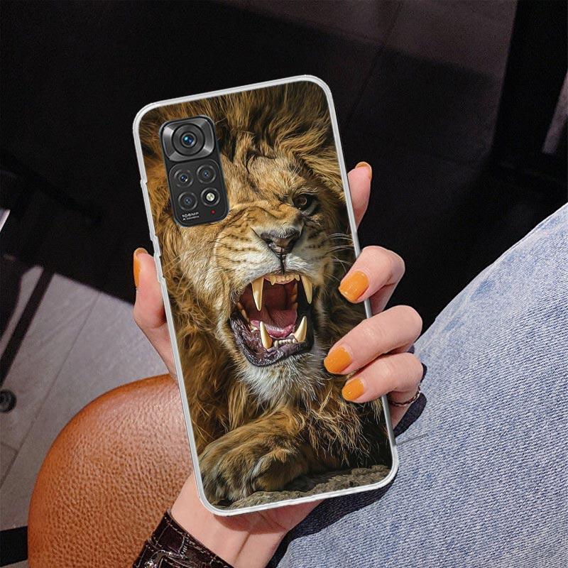 Lion Alpha Male Cub King Phone Case For Xiaomi Redmi Note 15 14 13 12S 12 11 Pro Plus 14S 11S 11E 10 10S 11T 5G Personalized Cov