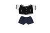 AXLUCE Stuffed Clothes - Stuffed Animals - Clothes - 20cm - Stadium Jacket Pants Doll (Black)