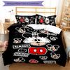 3pcs Mickey2 Cover Set - Personalized Name, HD Printed Bedding with 1 Cover and 2 Pillowcases - Perfect for Home Decor, Easy Care