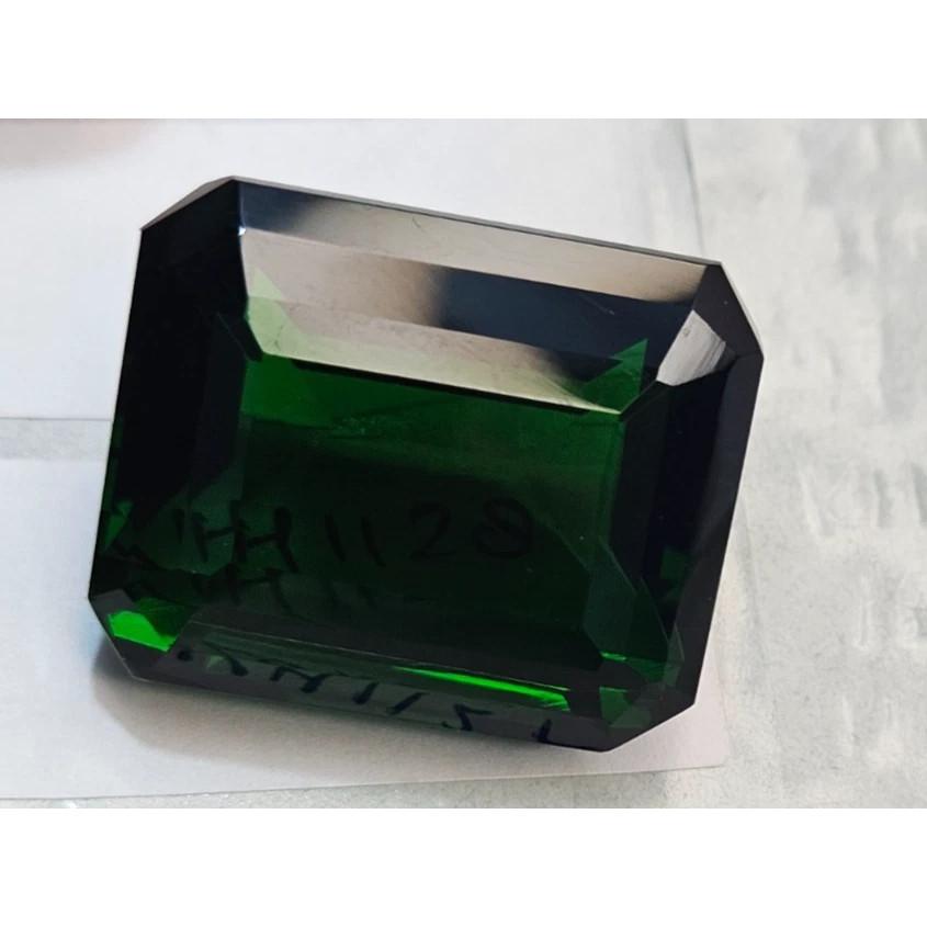 Beautiful Green Tsavorite Garnet Natural Emerald Cut 88-89 Ct Gemstone