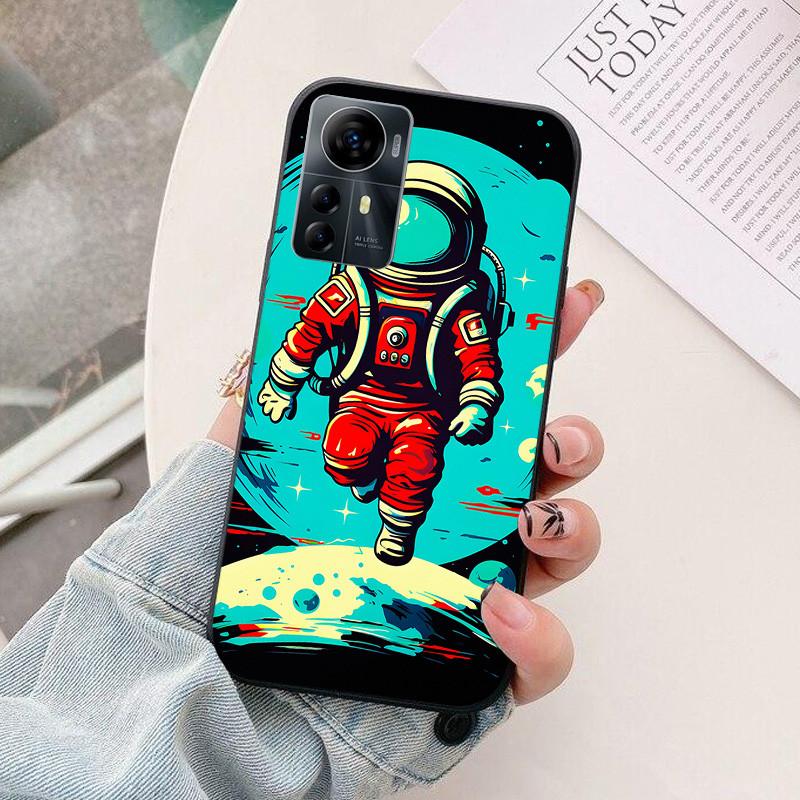 Чехол для смартфона ZTE Blade V41 A7050 астронавт Силиконовая защитная задняя крышка Для ZTE Blade V41 Smart A72S Funda Coque