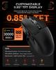 DAREU A980PROMAX Gaming Mouse with Wired 4K TFT 30000 3 Side 4000Hz Technical Standards Certification Certified 8K/Wireless Screen, DPI, Buttons, 2.4G