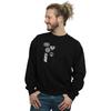 DC Comics Mens Justice League Icons Cluster Sweatshirt