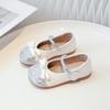 Туфли принцессы для девочек 2025 весна и осень новая корейская версия в зарубежном стиле детские хрустальные туфли с блестками на мягкой подошве для детей среднего и старшего возраста