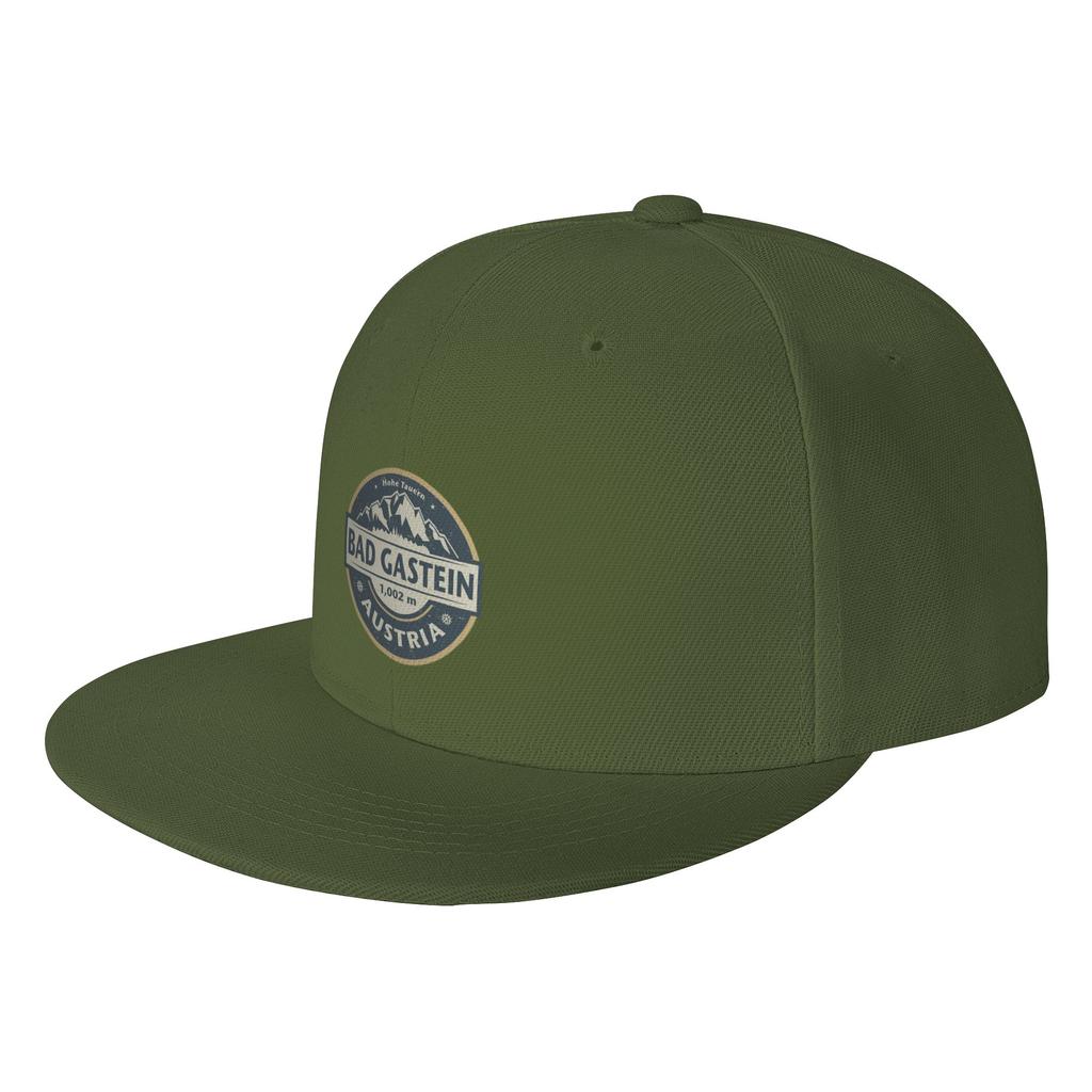 Fashion Bad Gastein Austria Flat Brim Sun Hat Unisex Style Caps
