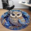 1PCWinter Fantasy Office Round Area Rug,  Mat Suitable For Office, Under Office Chairs Bedroom Living Room Home Decor, Room Deco