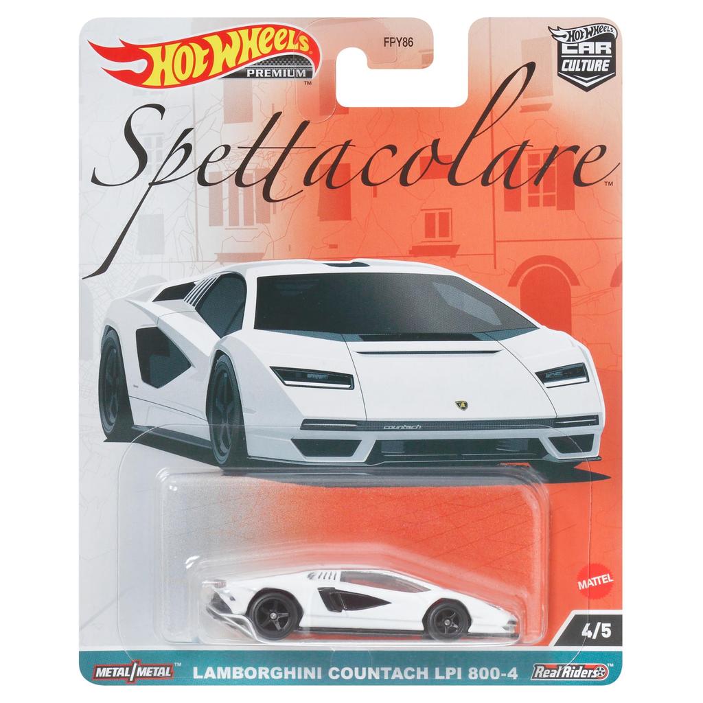 Hot Wheels Car Culture Spettacorale Lamborghini Countach LPI лет и HKC40 - 800-4 [3 вверх]