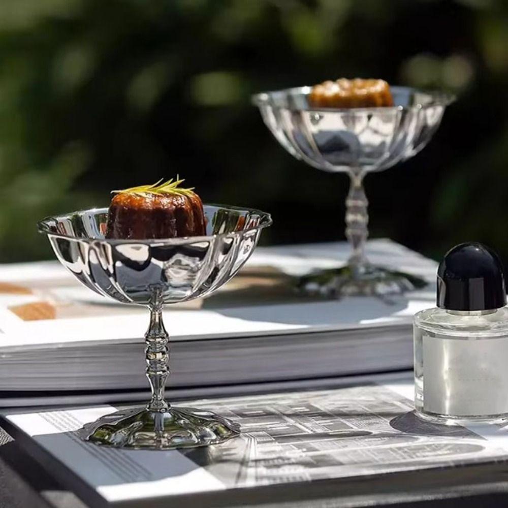 Нержавеющая чашка для пудинга Небьющаяся десертная креманка Чашка для мороженого Чашка для смузи Послеобеденный чай