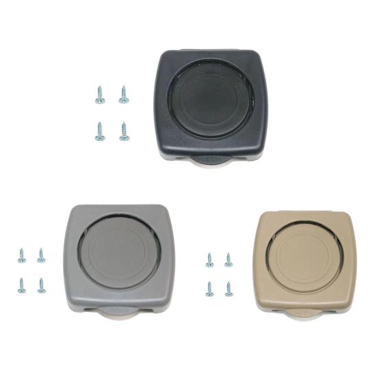 Складной автомобильный подстаканник Универсальный держатель для напитков для дома на колесах, фургона, грузовика, лодки Регулируемый крепеж-клипса на дефлектор с амортизирующими накладками Портативный автомобильный аксессуар