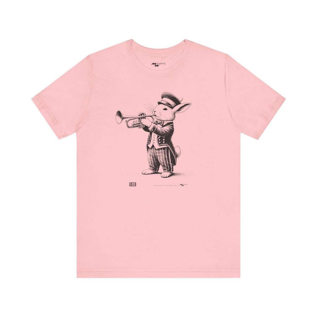 Trump-Pets Bunny Trumpet Shirt: Vintage Style Orchestra Tee